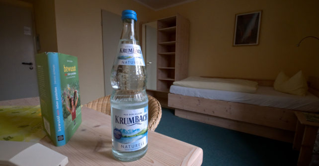 Ihre Wasserflasche aus Glas